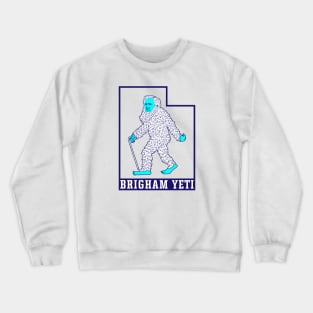 Brigham Yeti in Utah (Outline) Crewneck Sweatshirt